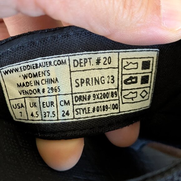 Eddie Bauer women's Break Point Slide Sandals – Black, Size 7 - Picture 4 of 6